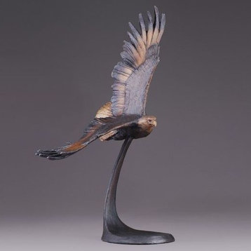 Eagle Bronze Sculpture Wings of Freedom