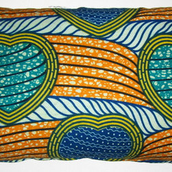 African  wax print pillow covers - Decorative Pillows