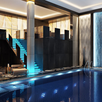 GURU OF LUXURY |  LUXURY BOUTIQUE HOTEL RETLAW DESIGN PROJECT | RELAXATION POOL