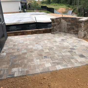 Patio Extension with Grill Enclosure
