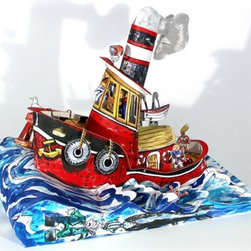 Ruckus Tugboat - Sculptures