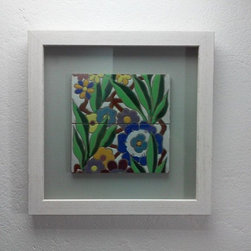 azulejos sevillanos de flores enmarcados - Paintings