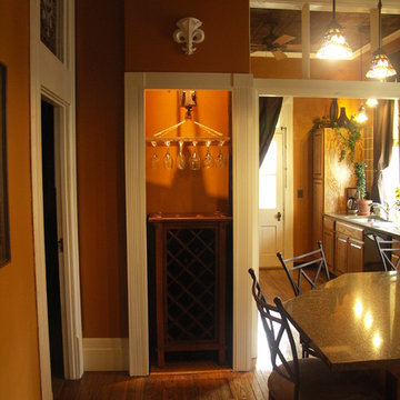 Kitchen overhaul includes fireplace, beer tap and wine fridge