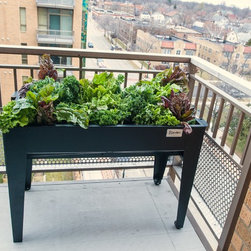 LGarden Balcony - BLACK - Outdoor Pots And Planters