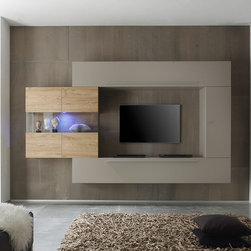 LC Mobili Modern Wall Unit Line 2 - $1,499.00 - Entertainment Centers And Tv Stands