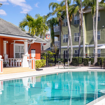 Mutiple Pool Fence Repalced at Condo Complex in Sarasota Florida