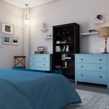 Contemporary French Victorian Bedroom