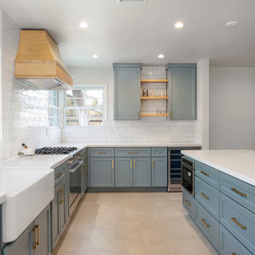 Teal delight, A kitchen remodeling in Valley Village