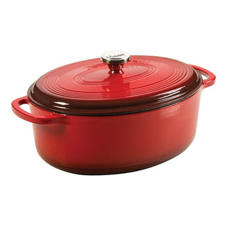  Lodge L10DO3 Cast Iron Dutch Oven with Iron Cover,  Pre-Seasoned, 7-Quart, Black: Cast Iron Dutch Oven: Home & Kitchen