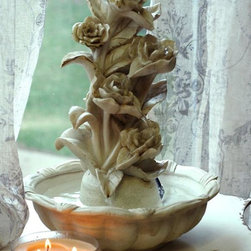 Raindrops on Roses Fountain - Indoor Fountains