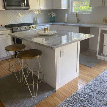 Delaware Ohio Kitchen Cabinet Refacing Remodeling Project