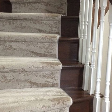 Transitional Staircase Carpeting