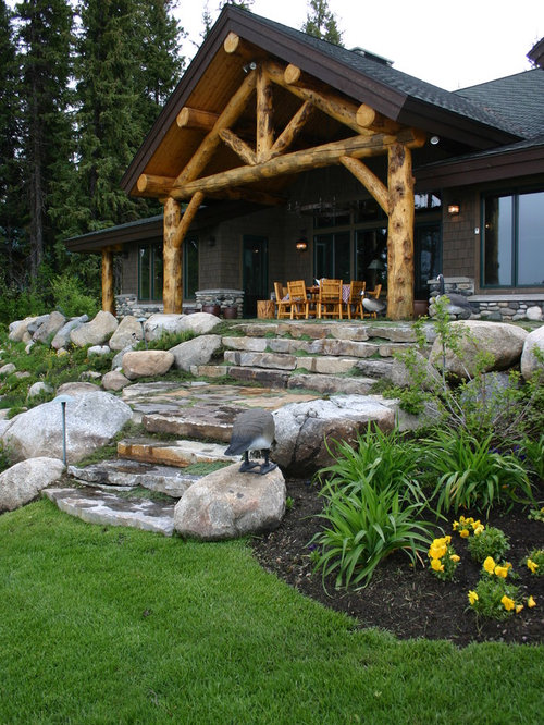 Best Outdoor Stone Stairs Design Ideas & Remodel Pictures | Houzz