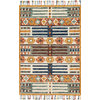 Orange Gold  Hand Hooked Zharah Area Rug by Loloi, 7'9"x9'9"