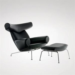 Ox Lounge Chair & Ottoman - Armchairs And Accent Chairs