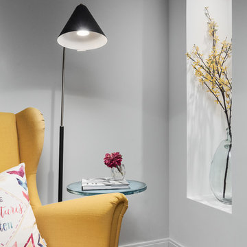 Cozy reading corner
