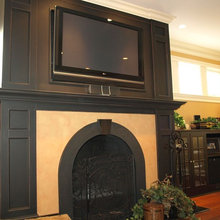 Fireplace area
