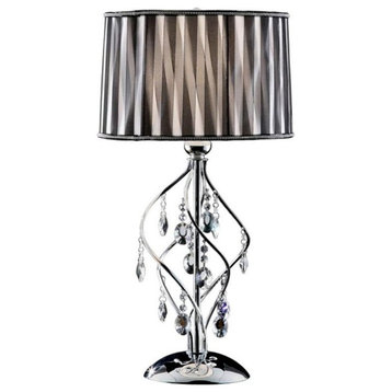 31"H Lady Crystal Table Lamp