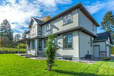 Inspiration for a modern exterior home remodel in Vancouver