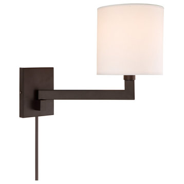 Silas 1-Light Large Swing Arm, Oil Rubbed Bronze