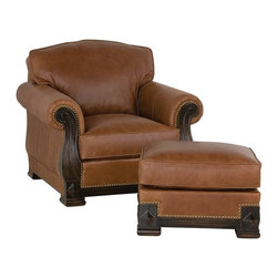 Leather Chairs and Ottomans - Products