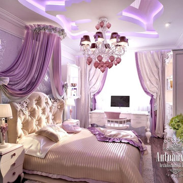 Pink girly bedroom from Katrina Antonovich