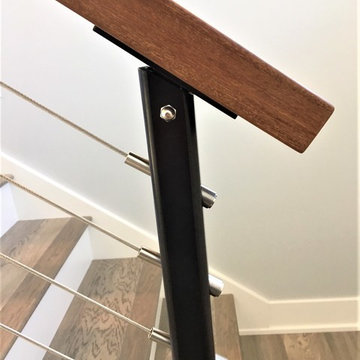 Stainless Steel Cable Deck Railings Sold At WWW.MODERN-MI.com