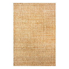 nuLOOM Hand Woven Hailey Jute, Natural, 6'x9'