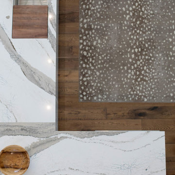 Milano - Fantasia + Bianco Lucido - Kitchen New Construction