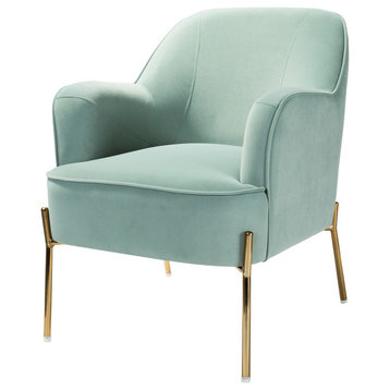 Nora Fabric Accent Chair, Sage
