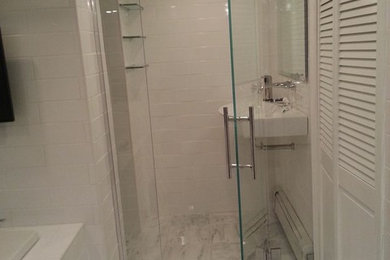 Frameless shower enclosures