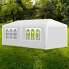 vidaXL Party Tent 10'x20' White Outdoor Garden Wedding Patio Gazebo Canopy