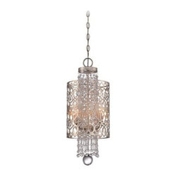 Minka Lavery Lucero - Jesica Mcclintock Home 4 Light Pendant Lighting with Flore - Lighting