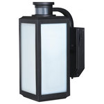 Vaxcel - Vaxcel T0214 Rand - One Light Outdoor Wall Lantern with Motion Sensor - The perfect Dualux� for urban and contemporary homRand One Light Outdo Oil Rubbed Bronze Fr *UL: Suitable for wet locations Energy Star Qualified: n/a ADA Certified: n/a  *Number of Lights: Lamp: 1-*Wattage:60w Medium Base bulb(s) *Bulb Included:No *Bulb Type:Medium Base *Finish Type:Oil Rubbed Bronze