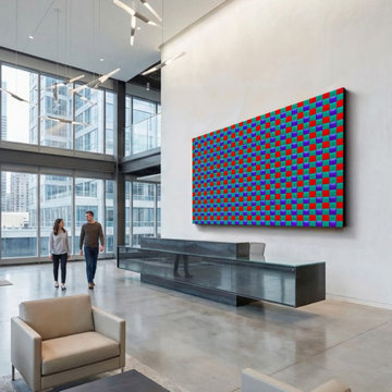 Wall Sculpture Visualization In Commercial Interiors