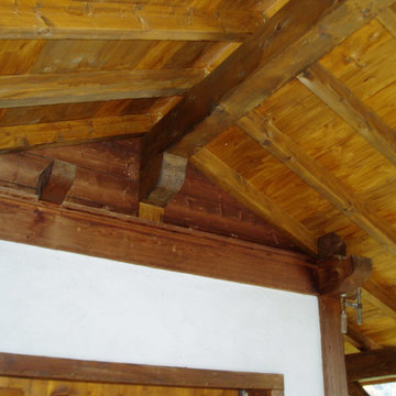 Car port avec cabane de jardin