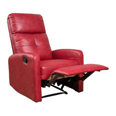 50 Most Popular Red Recliner Chairs For, Red Leather Swivel Recliner Chair