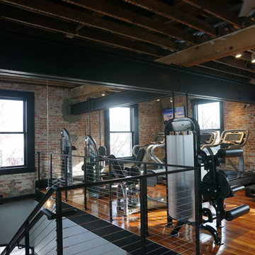 Shape Fitness Cable Wire Railing Job, Worthington, Ohio