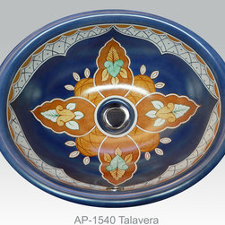 Hand Painted Drop-in Sinks by Atlantis Porcelain Art - Products