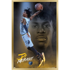 Ja Morant Memphis Grizzlies 35.75'' x 24.25'' Framed Player Poster