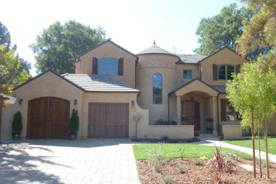 Old World Mediterranean Style Two Story Home in Los Altos, CA