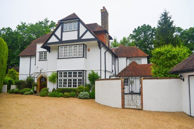 Design ideas for a traditional exterior in Surrey.