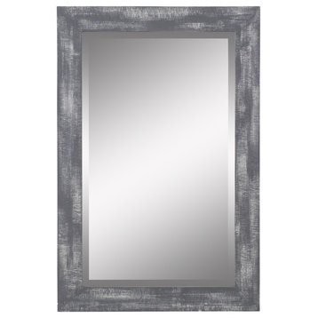 Morris Wall Mirror, Gray, 36"x24"