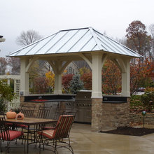 Updated outdoor kitchen