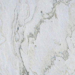 White Macaubas Quartzite Slab - Kitchen Countertops