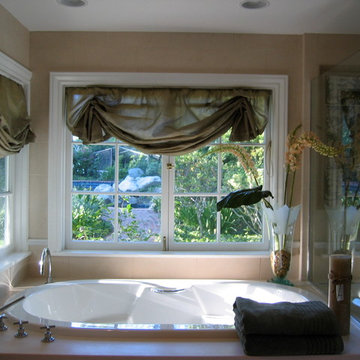 Master Bath Overlooking Private Garden
