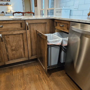 Transitional Kitchen Remodel Done With New Two-Tone Colored Cabinets