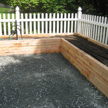 Raised bed vegetable garden Loudonville, NY