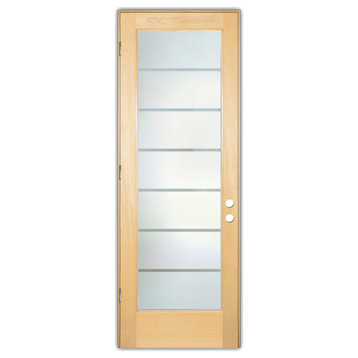 Front Door - Grand - Maple - 36" x 84" - Knob on Right - Pull Open