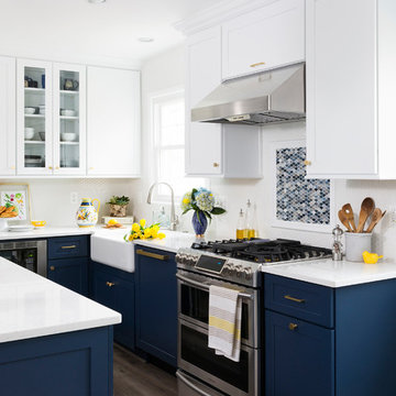 Navy & White Dream Kitchen